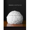 Шкатулка Луна Moony, белая, искусственный камень, лак, 11х8.5 см