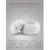 Шкатулка Луна Moony, белая, искусственный камень, лак, 11х8.5 см