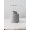Ваза из бетона для сухоцветов Scandy S, серая, 7.5x10 см