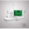 Набор "Floristic home green" с подставкой и домиком, эмаль, лак, 10x18 см