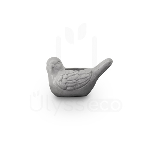Подсвечник Birdy для чайных свечей, серый, 12x7 см