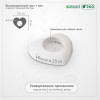 Подсвечник из гипса "Сердце" для чайных свечей, 8.5x8 см